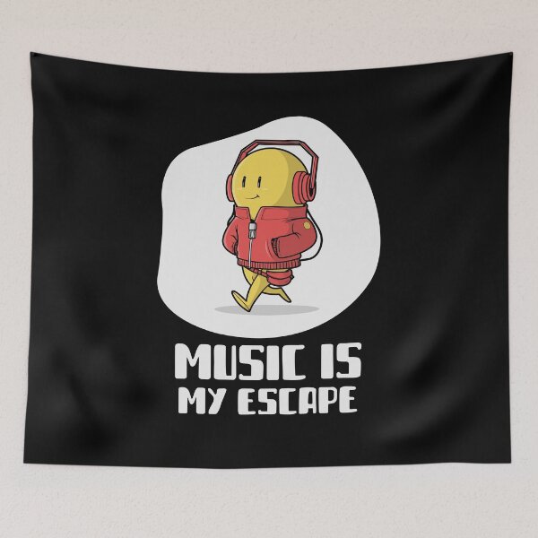Item preview, Music Is My Escape designed and sold by PayoutStream.