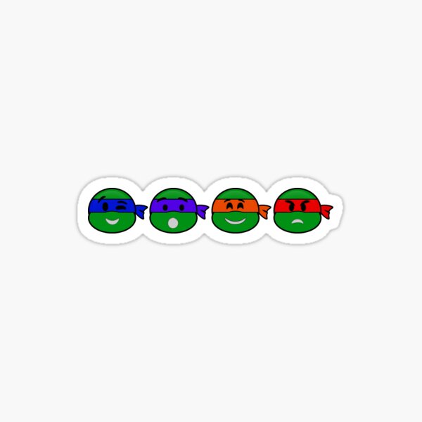 "Emoji's TMNT" Sticker by LauryQuinn | Redbubble