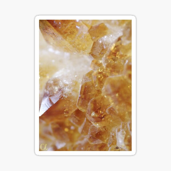 Citrine Frequency Sticker