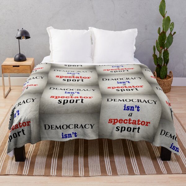 Item preview, Democracy isn't a spectator sport. designed and sold by BackgroundND.