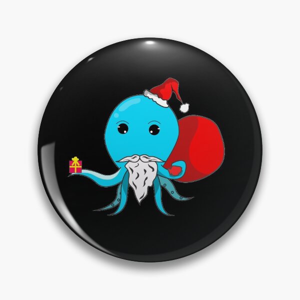 Item preview, Santa Octopus designed and sold by hypertype01.