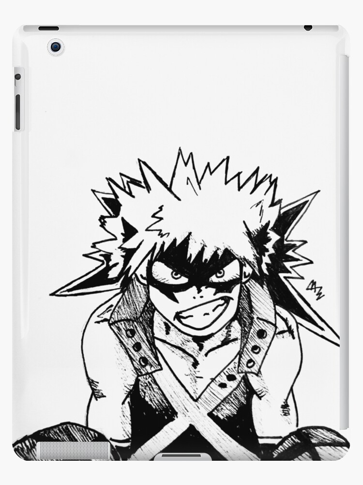 Katsuki Bakugou Kacchan King Explosion Murder Ipad Case Skin By Madisonroseart Redbubble