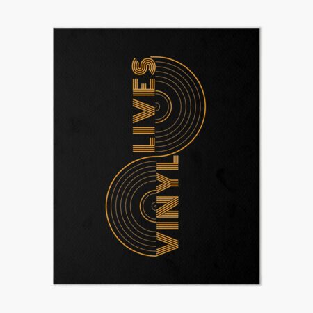 vinyl lives nostalgia Art Board Print