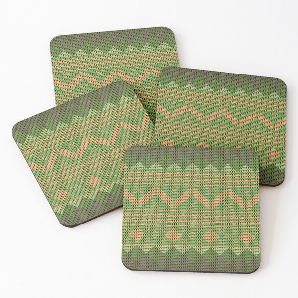 Item preview, green jakar Knit design for clothes / Apparel and Accessories designed and sold by greatatlas.