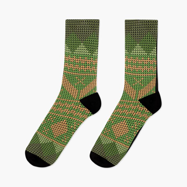 Artikelvorschau, grüner Jakar Strickmuster für Kleidung / Bekleidung und Accessoires entworfen und verkauft von greatatlas.