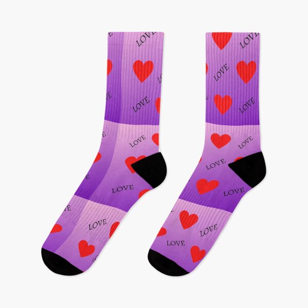 Artikelvorschau, Violettes Love Muster entworfen und verkauft von OMdesigns93.