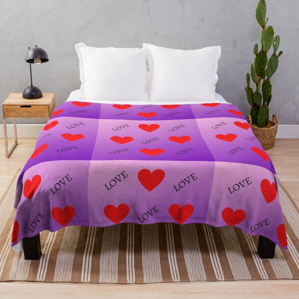 Artikelvorschau, Violettes Love Muster entworfen und verkauft von OMdesigns93.