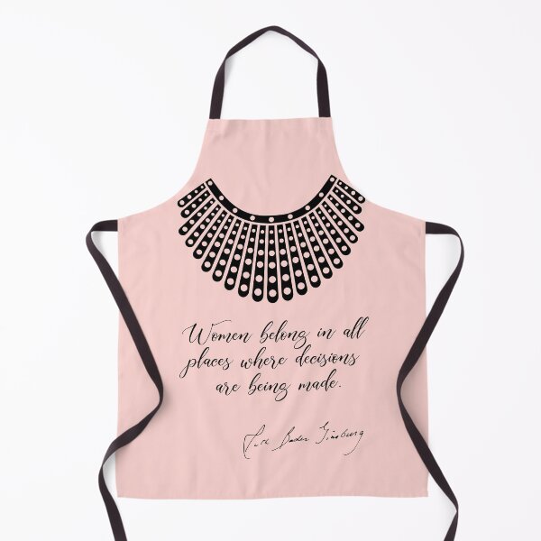 Item preview, Women belong in all places where decisions are being made - RBG (Peach) designed and sold by REApparelCo.