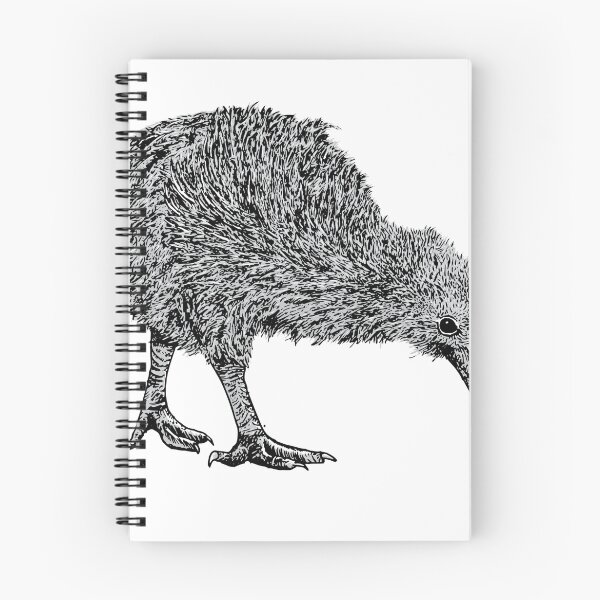 Aperçu de l'œuvre Kiwi BW créée et vendue par weirdbird.