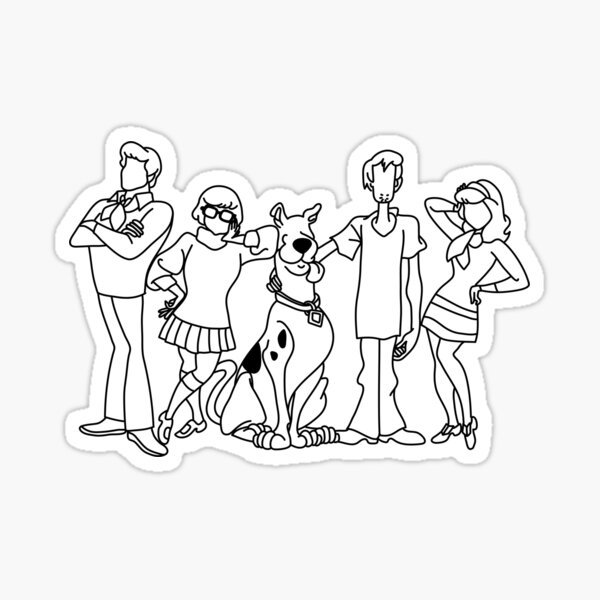 The Mystery Gang 2 Sticker