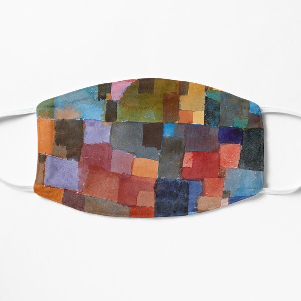 Paul Klee Raumarchitekturen (Auf Kalt-Warm) 1915 Oeuvre pour T-shirts Affiches Imprime Hommes Femmes et Enfants Masque sans plis