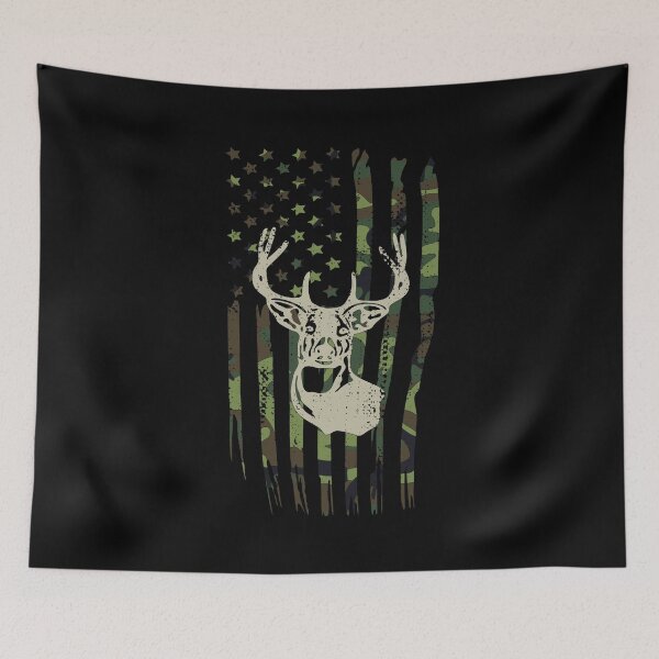 Item preview, Deer Hunting Camouflage American Flag  designed and sold by Vanover Designs.