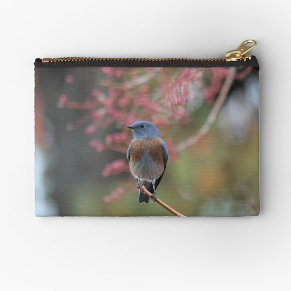 Western Bluebird Zipper Pouch