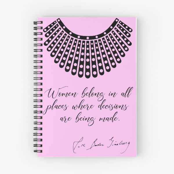 Item preview, Women belong in all places where decisions are being made - RBG (Pink) designed and sold by REApparelCo.