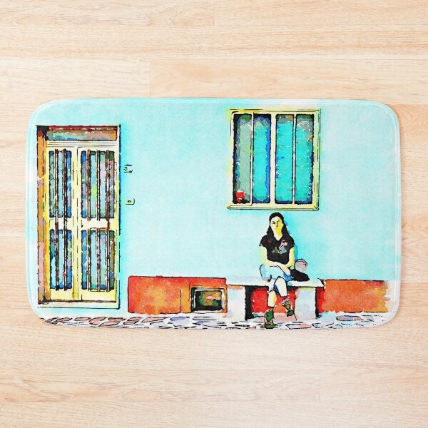 Item preview, Borrello: girl sitting on a bench designed and sold by Giuseppe Cocco.