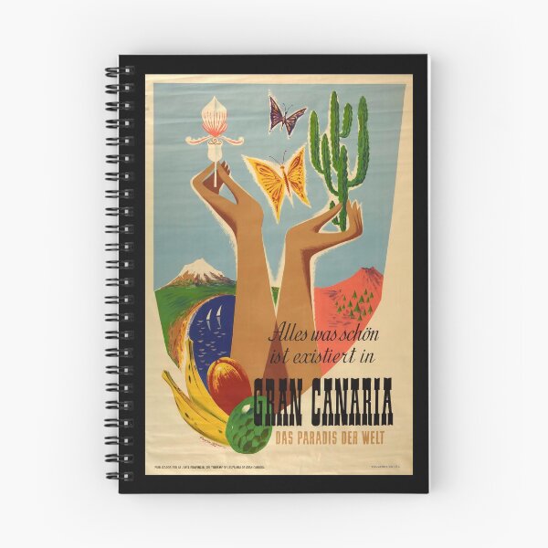 Item preview, retro Gran Canaria designed and sold by CorasPosters.