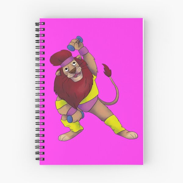 Item preview, Lion doing aerobics designed and sold by María Abal.