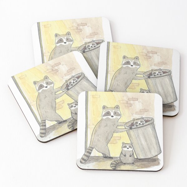 Item preview, Raccoon Family designed and sold by SakuraSekai.