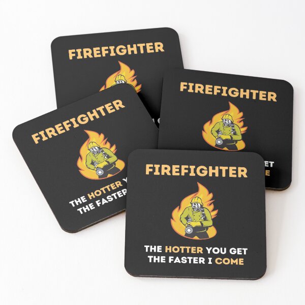 Item preview, The Hotter You Get The Faster I Come - Funny Firefighter Gift designed and sold by GasparArts.