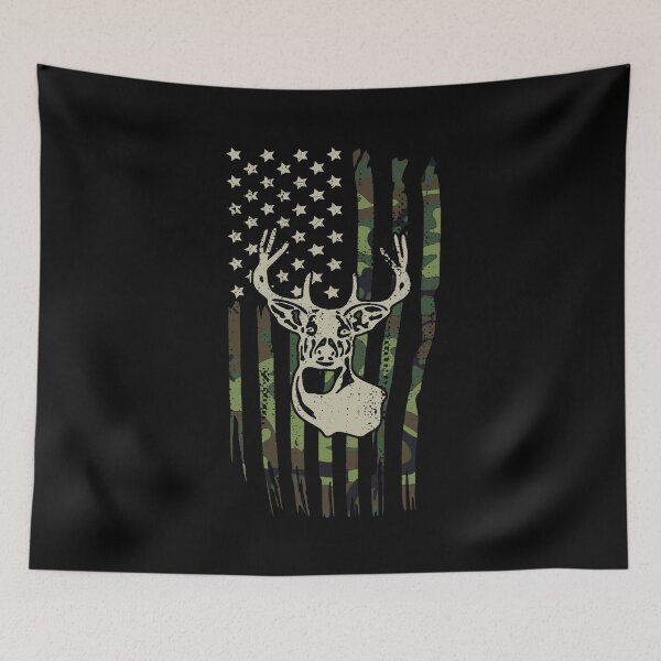Item preview, Deer Hunting Camouflage American Flag  designed and sold by Vanover Designs.