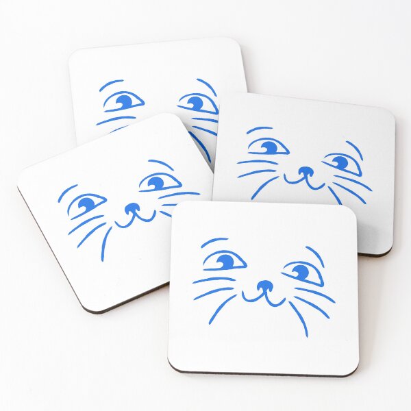 Item preview, Cat face - Black BG designed and sold by ActRightToday.