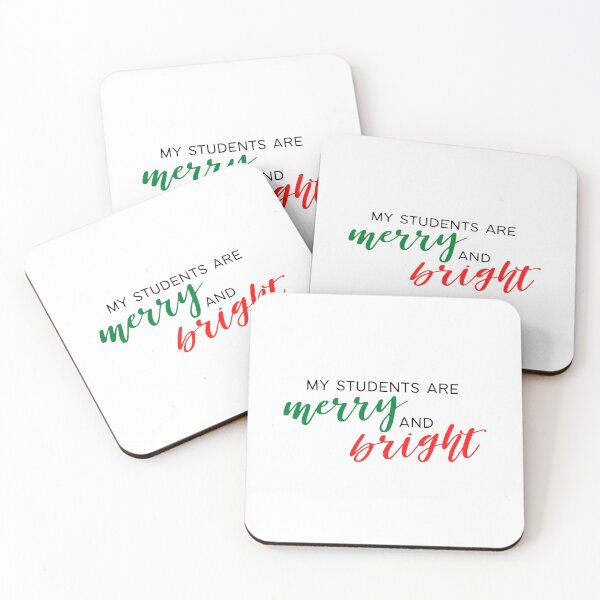 Item preview, My Students are Merry and Bright Christmas Teacher Design designed and sold by saminsecondary.