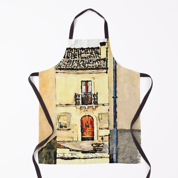 Item preview, Borrello: foreshortening with door balcony and window designed and sold by Giuseppe Cocco.