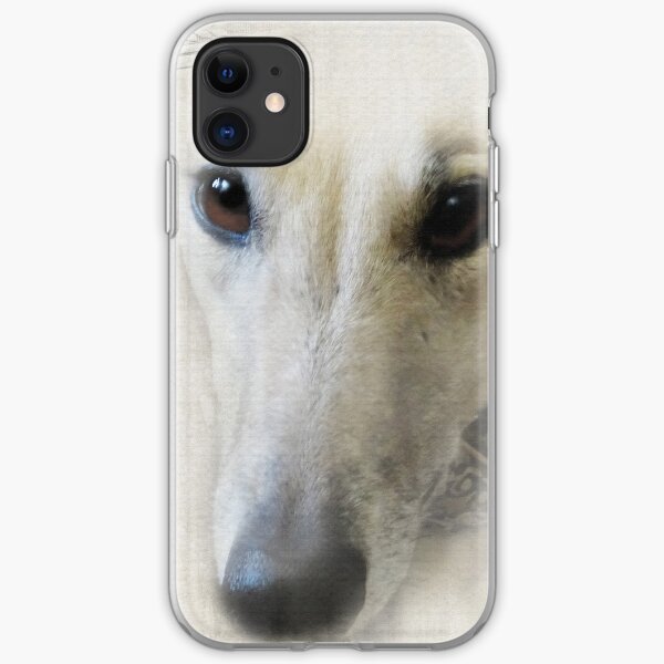 The eyes of a greyhound iPhone Soft Case