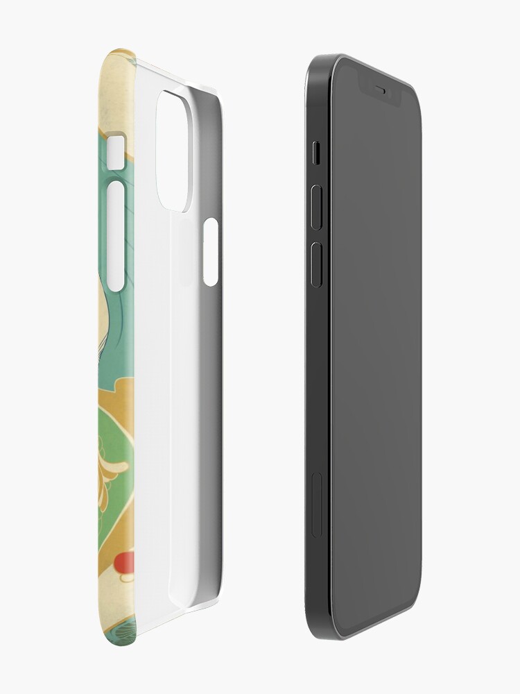 Coque iPhone ''Parure Poisson bleu - Illustration Art Nouveau' : autre vue