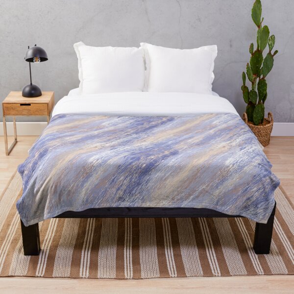 Item preview, Messy Abstract Blue and Beige Paint Strokes designed and sold by Cato99.