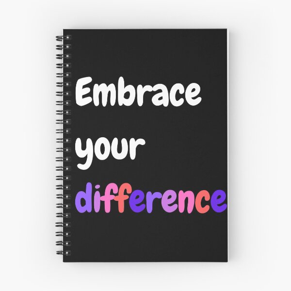 Item preview, Embrace your difference. Text only design. designed and sold by JellyBeenzz.