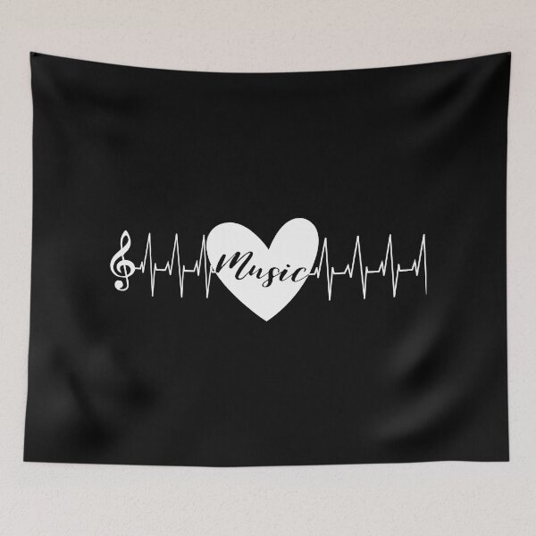 Item preview, Music Heartbeat And Treble Clef designed and sold by Primroaddesigns.