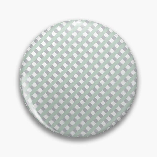 Item preview, Mint and grey checked stripes designed and sold by Abbara.