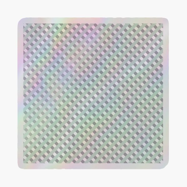 Item preview, Mint and grey checked stripes designed and sold by Abbara.
