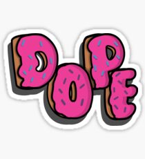 Dope Donut Design Sticker