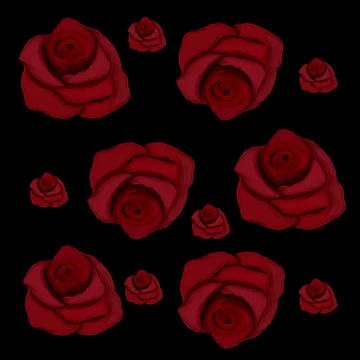 Artwork thumbnail, Red Roses  by Antiope33