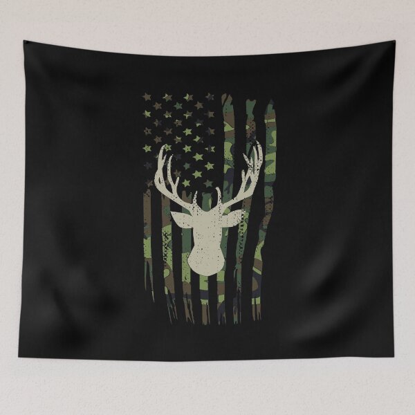 Item preview, Deer Hunting Camouflage American Flag  designed and sold by Vanover Designs.