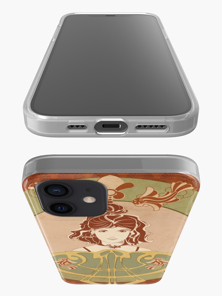 Coque iPhone ''Parure Poisson rouge' : autre vue