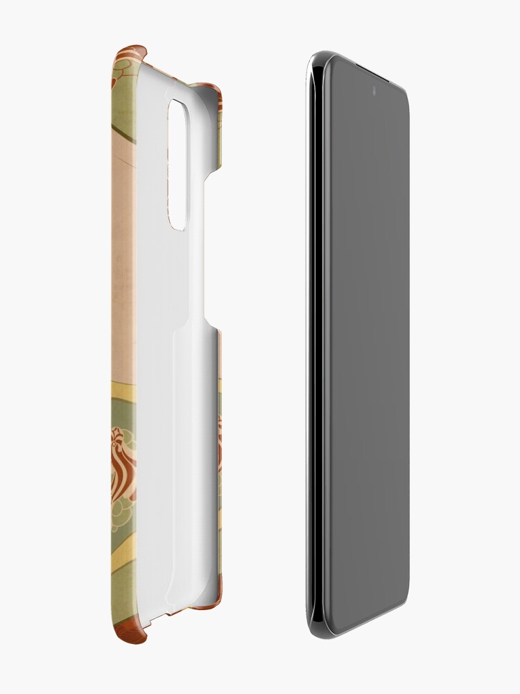Coque et skin adhésive Samsung Galaxy ''Parure Poisson rouge' : autre vue
