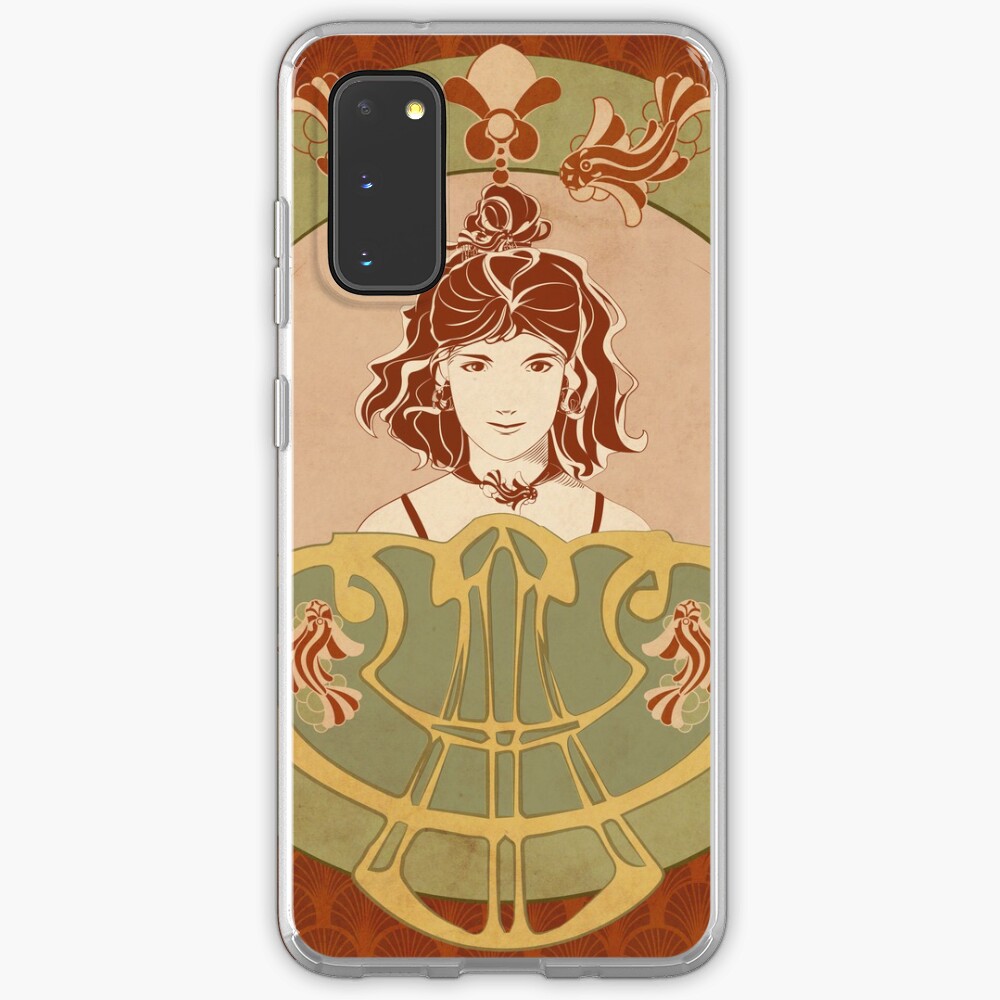 Coque et skin adhésive Samsung Galaxy « Parure Poisson rouge»