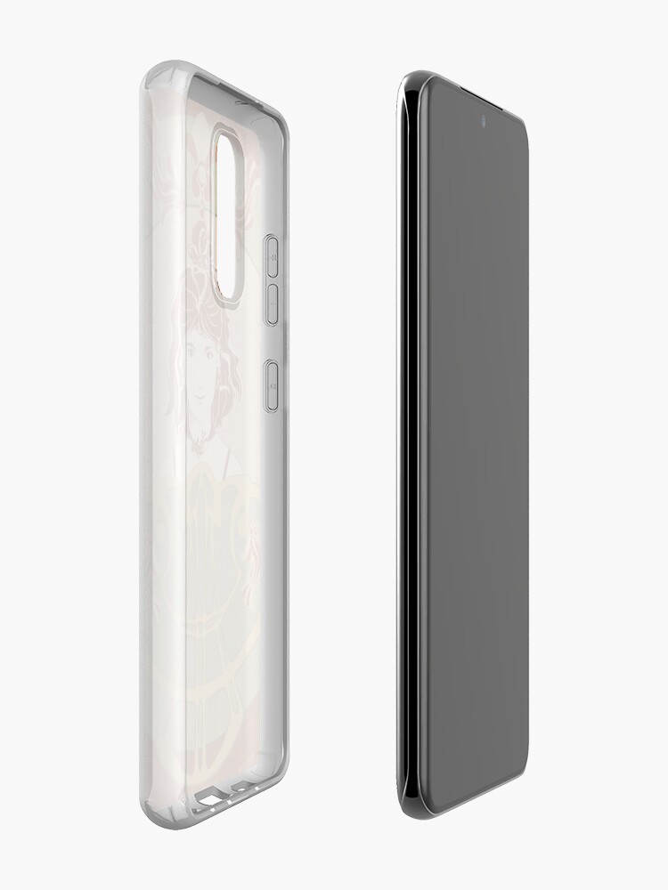 Coque et skin adhésive Samsung Galaxy ''Parure Poisson rouge' : autre vue