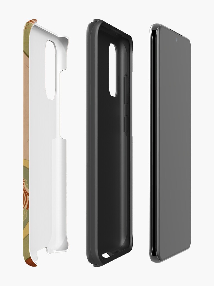 Coque et skin adhésive Samsung Galaxy ''Parure Poisson rouge' : autre vue