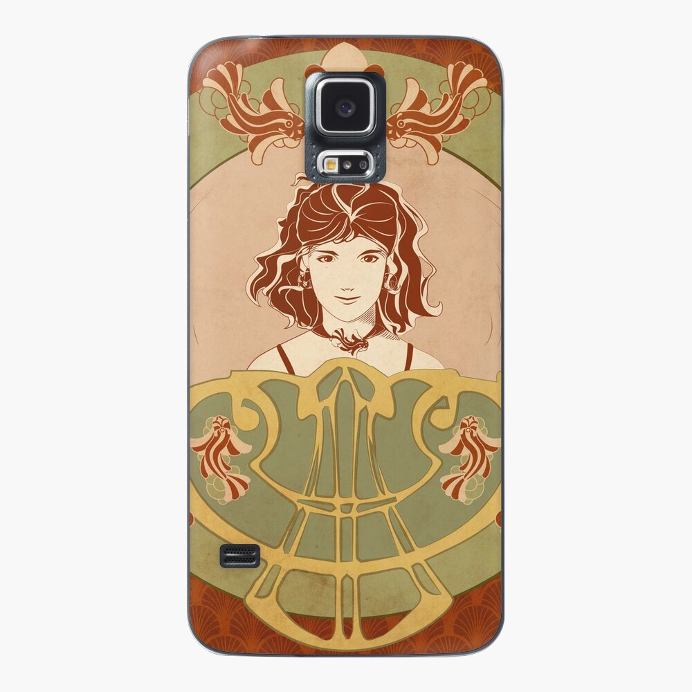 Coque et skin adhésive Samsung Galaxy « Parure Poisson rouge»