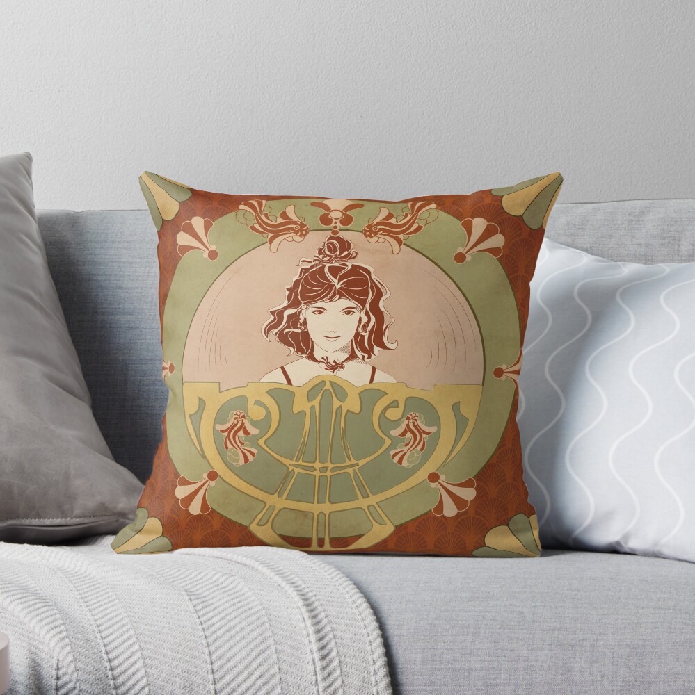 Coussin « Parure Poisson rouge»