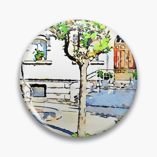 Item preview, Borrello: square with water well designed and sold by Giuseppe Cocco.
