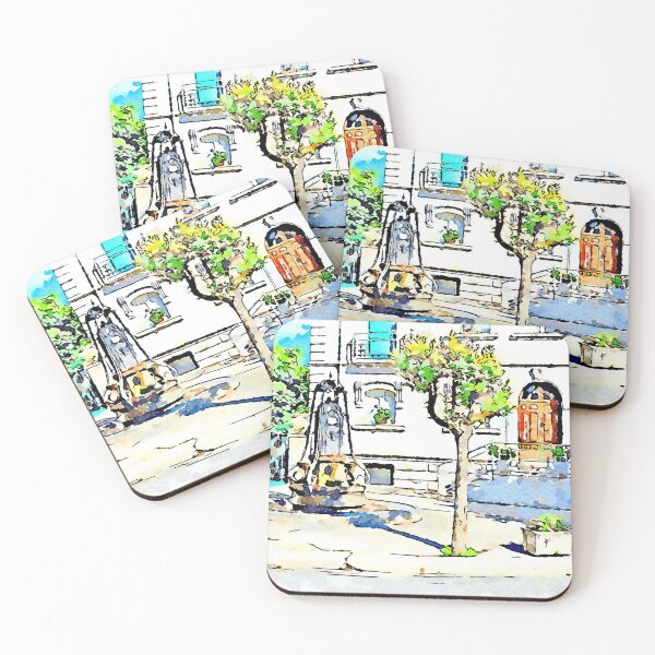 Item preview, Borrello: square with water well designed and sold by Giuseppe Cocco.