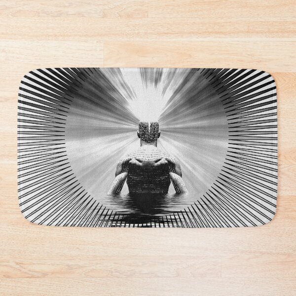 Item preview, Man radiates light from mind designed and sold by rolffimages.