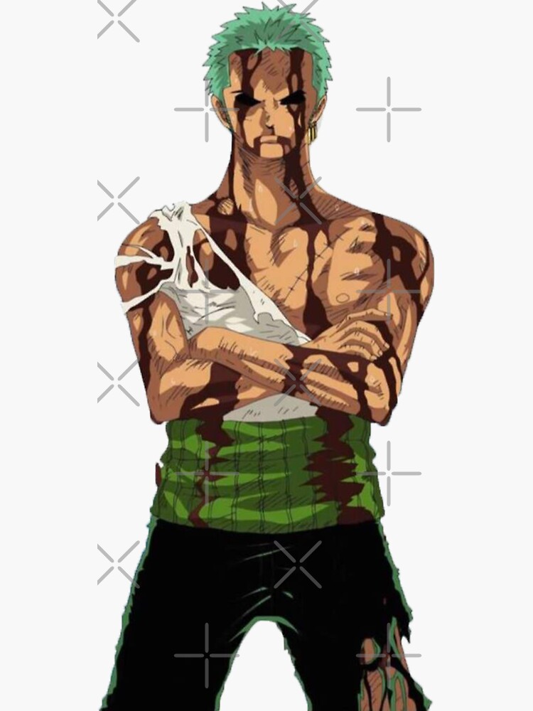 one piece sleeping zoro Sticker for Sale by mayvsantillan