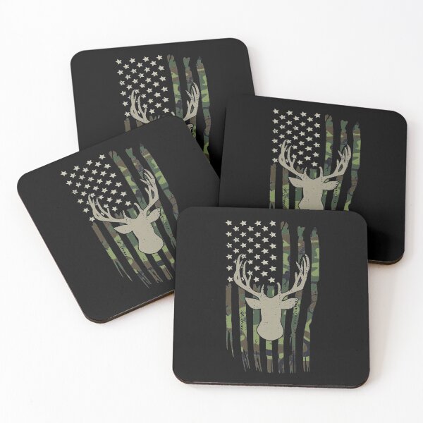 Item preview, Deer Hunting Camouflage American Flag  designed and sold by Vanover Designs.