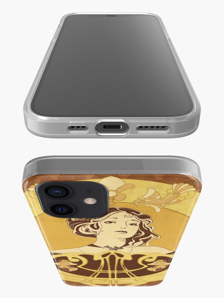 Coque iPhone ''Parure Poisson brun' : autre vue